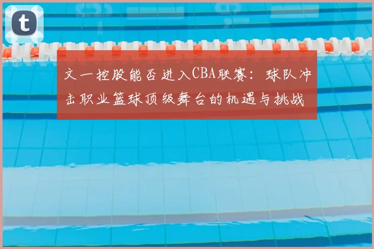 文一控股能否进入CBA联赛：球队冲击职业篮球顶级舞台的机遇与挑战
