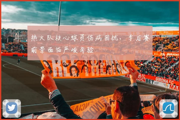 热火队核心球员伤病困扰，季后赛前景面临严峻考验