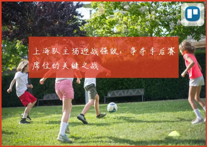 上海队主场迎战强敌，争夺季后赛席位的关键之战