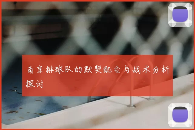 南京排球队的默契配合与战术分析探讨